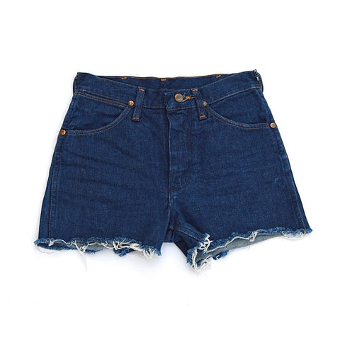 denim shorts - indigo - waist size 27