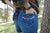 denim shorts - retro blue - waist size 29