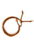 double braid bracelet - whiskey