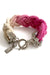 dip dyed rope bracelet - pink
