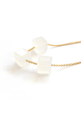 geo necklace - salt