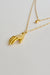 healing hand necklace - gold
