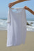 vintage hanes thrashed tee - worn white - women's medium
