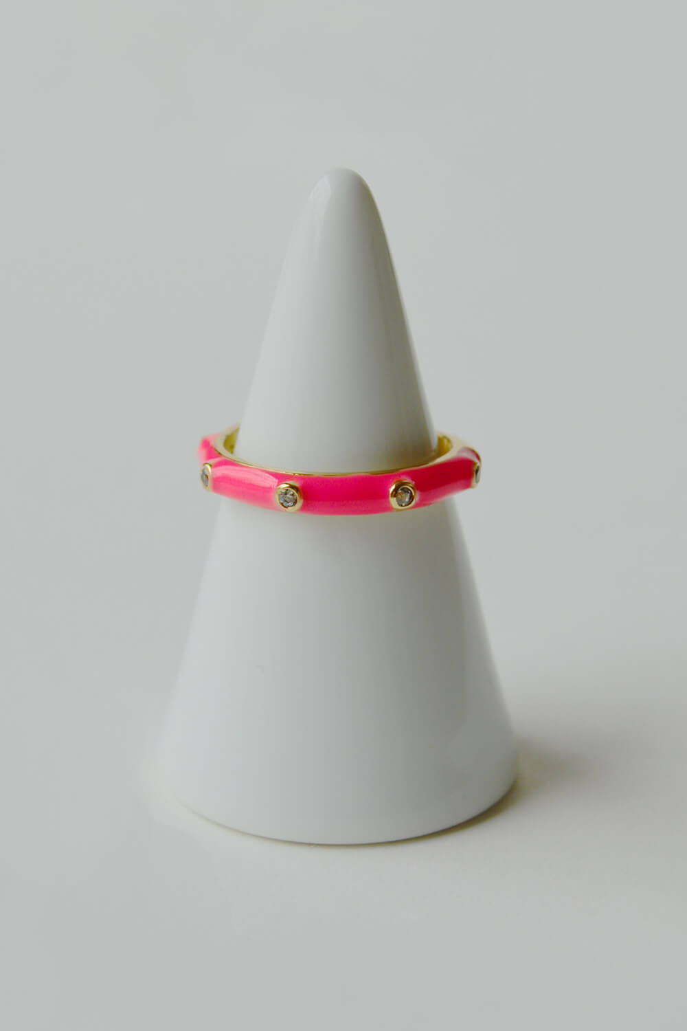 adjustable enamel colored ring