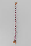 bold link chain bracelet - violet custom