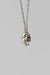 articulated skull pendant necklace - sterling silver