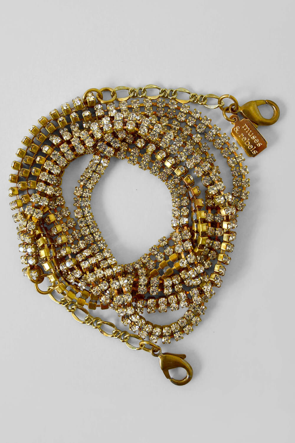 veil rhinestone chain