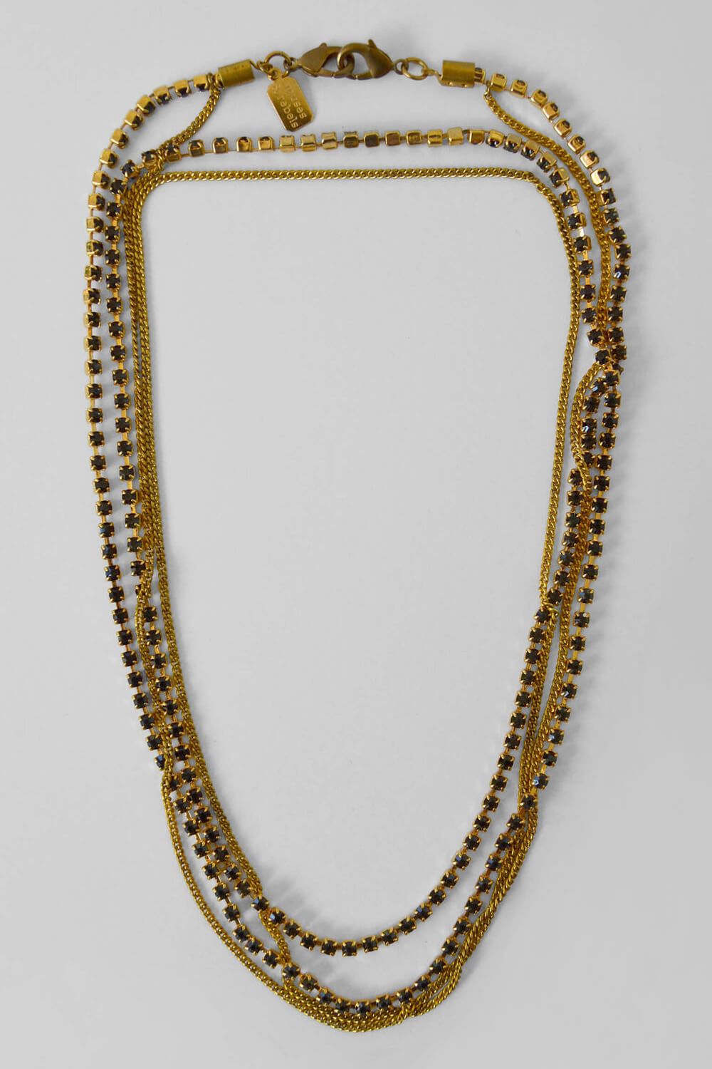 veil rhinestone chain
