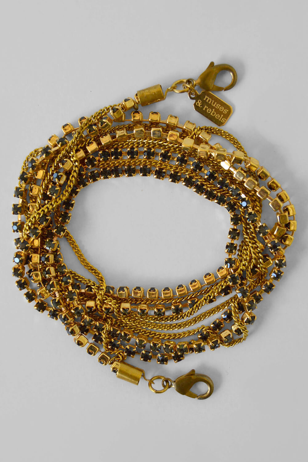 veil rhinestone chain
