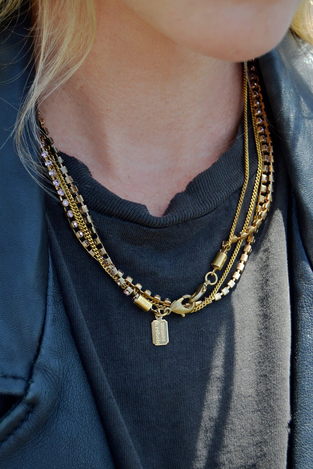 veil rhinestone chain