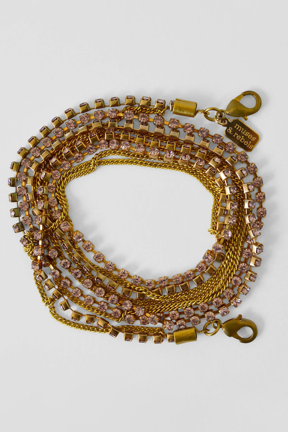 veil rhinestone chain