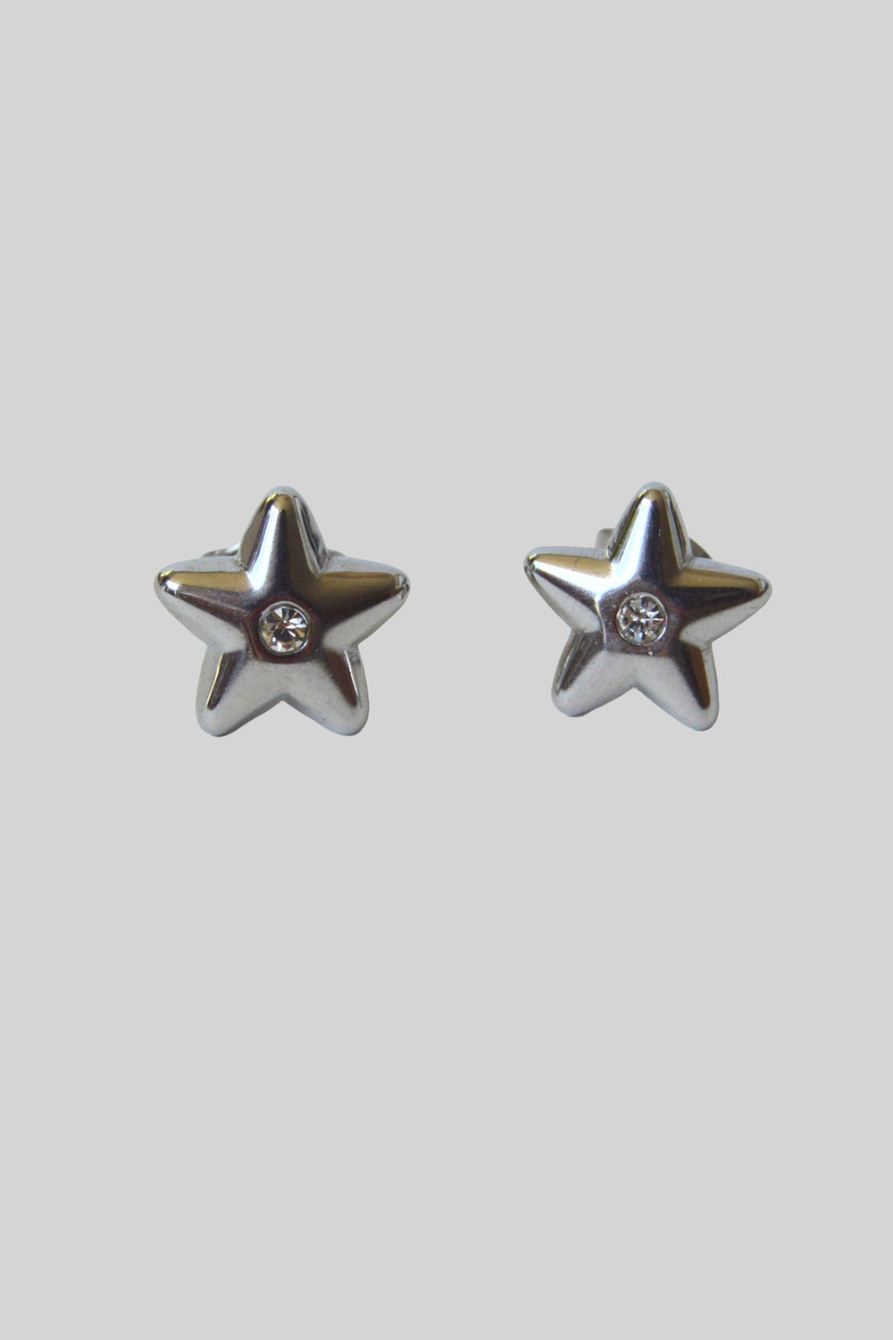 star stud earrings - stainless steel