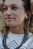 star stud earrings - stainless steel