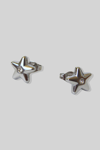 star stud earrings - stainless steel