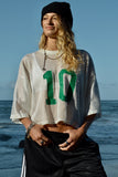 vintage mesh jersey no. 10 - white - mens size s/m