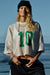 vintage mesh jersey no. 10 - white - mens size s/m