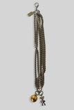 wrecking ball bracelet - tarnished silver