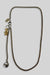 wrecking ball necklace - tarnished silver
