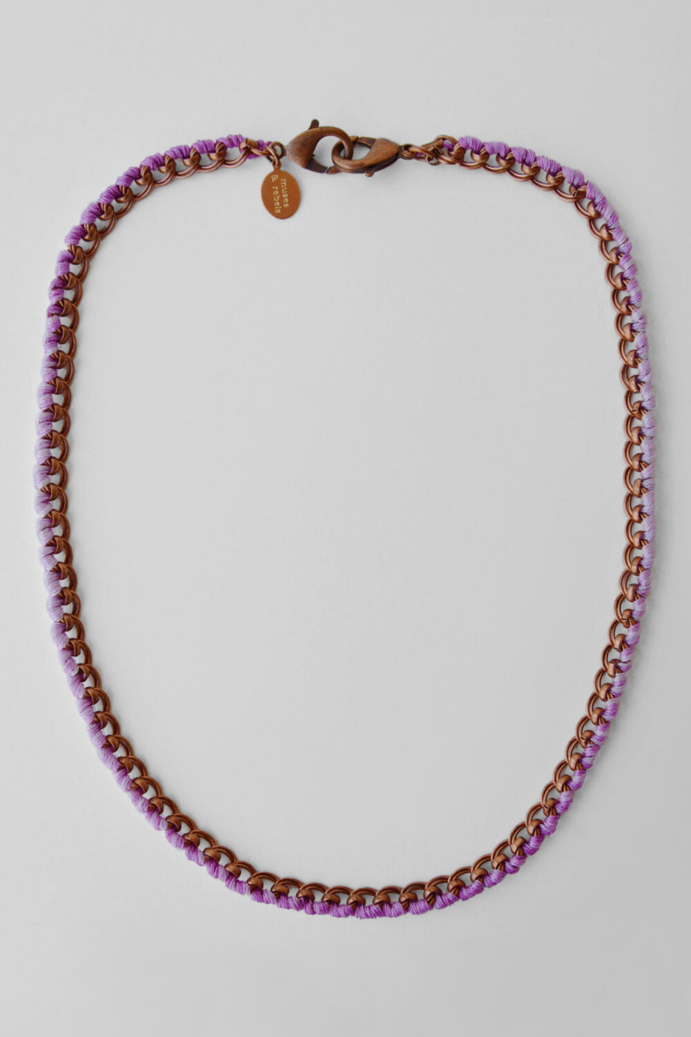 love links - antique copper violet ombré
