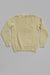 vintage classic crew neck sweater - pale yellow - size small
