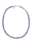 everyday chain - silver indigo braid