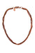 necklace-mask chain - tarnished copper