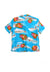 aloha shirt - pool blue - women's medium