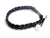 leather bracelet - black