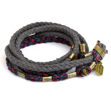 braid & rope wrap bracelet - academy
