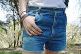 denim shorts - carpenter - waist size 30