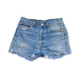 denim shorts - venice beach fade - waist size 34