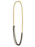 gold & turquoise necklace