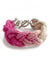 dip dyed rope bracelet - pink