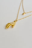 healing hand necklace - gold