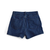 high waisted denim shorts - alexa indigo - waist size 26