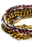 layer bracelet - antique gold sailor