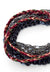 layer bracelet - gunmetal rose