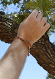 leather wrap bracelet - high tide