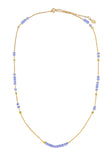 love chain - gold stripe bead