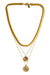 medallion necklace - gold