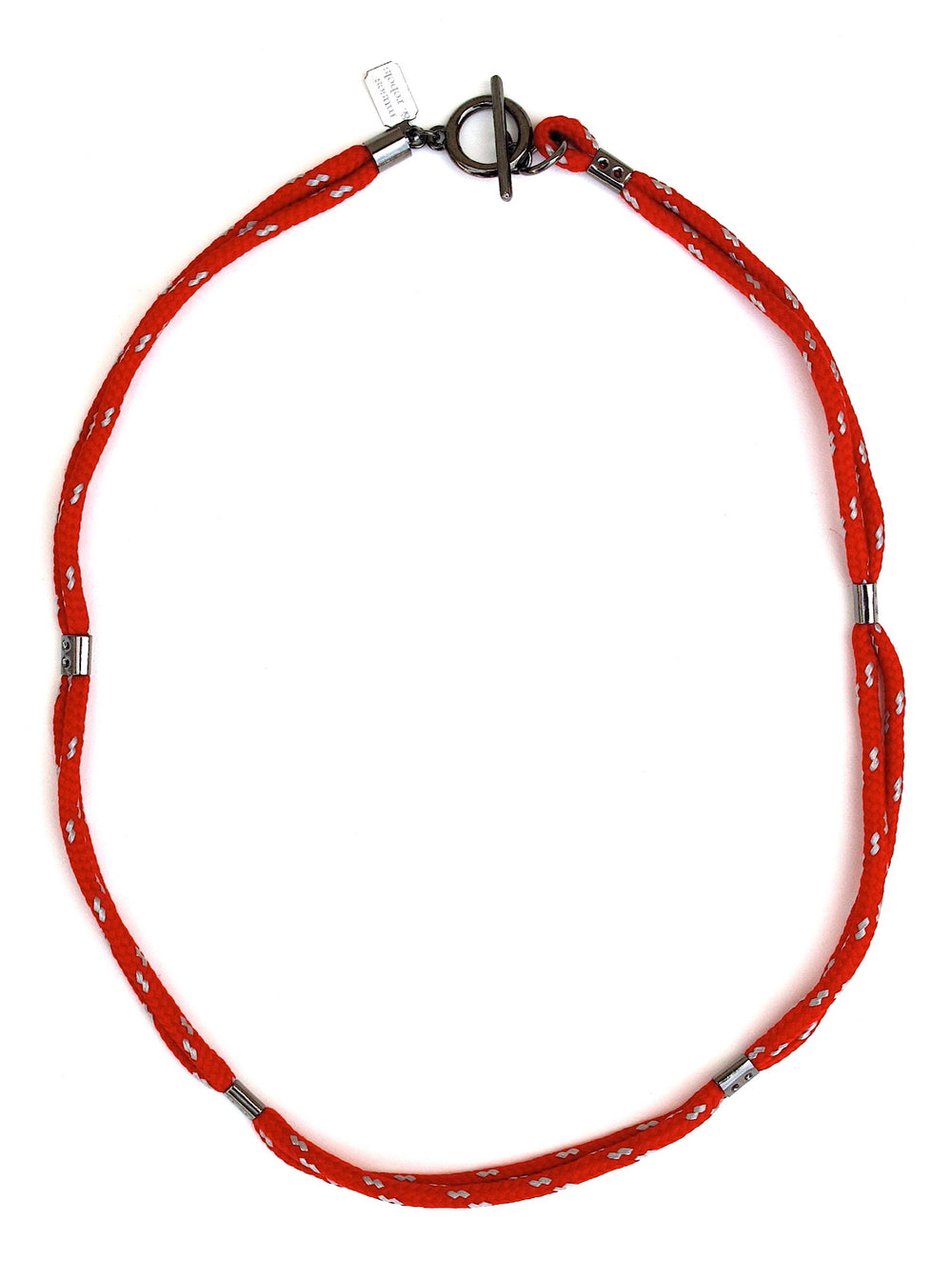 red rope necklace-bracelet