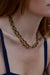 muse chain - antique gold navy