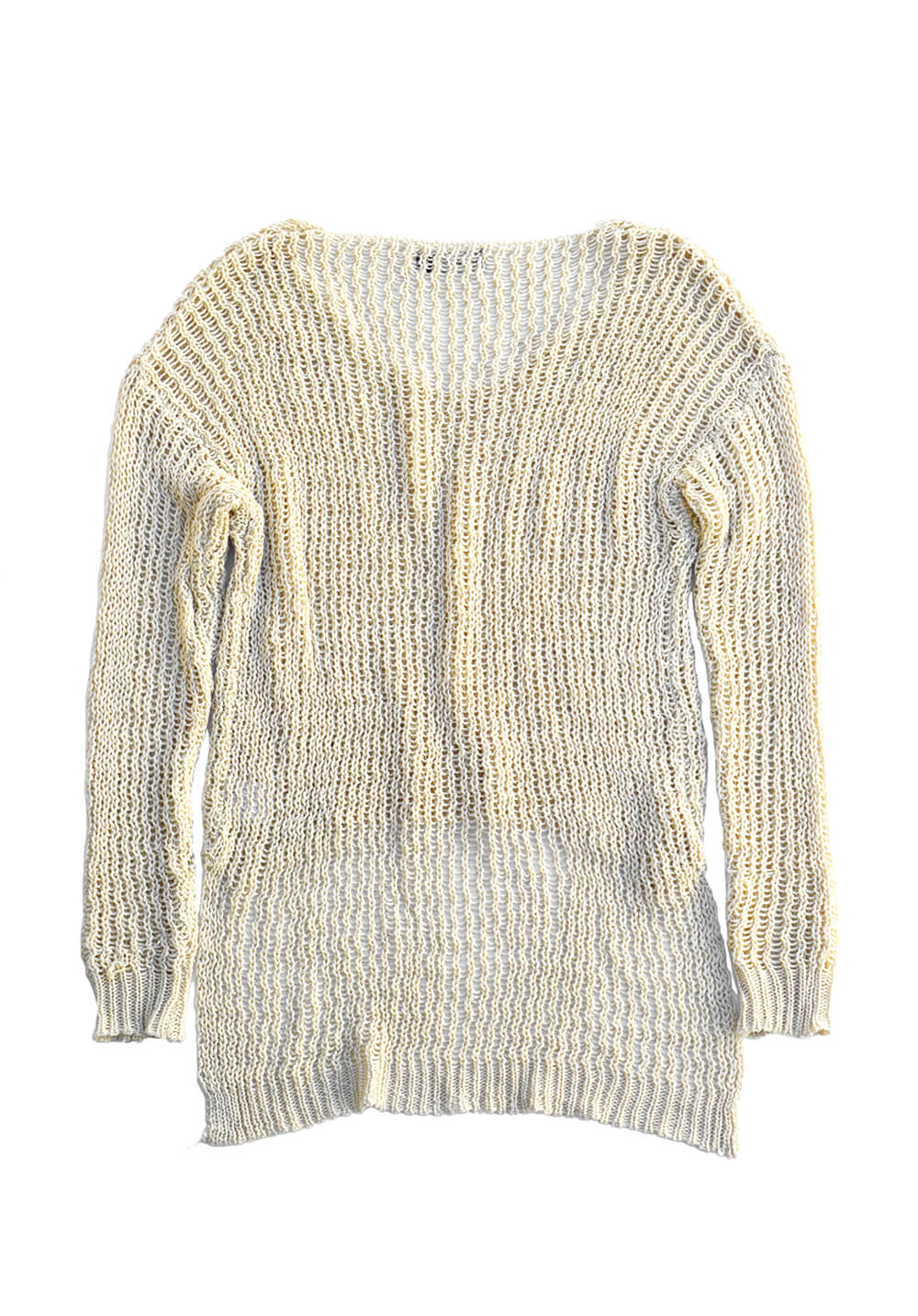 open knit sweater - cream - size s/m