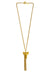shark tooth necklace - gold