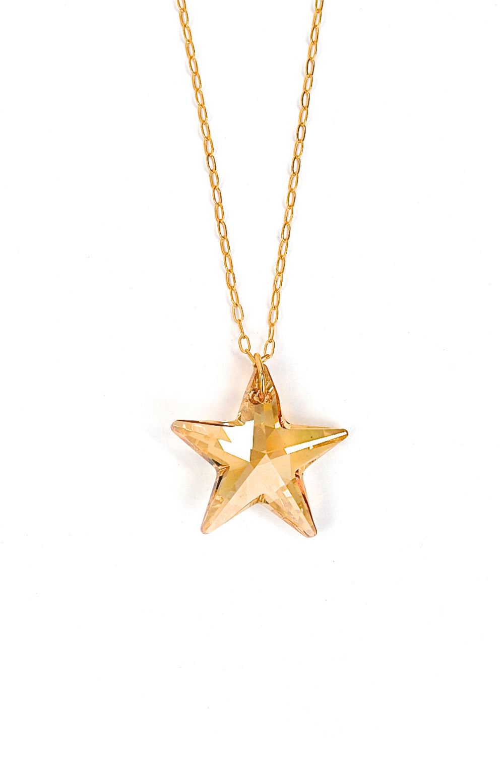 star necklace - golden shadow