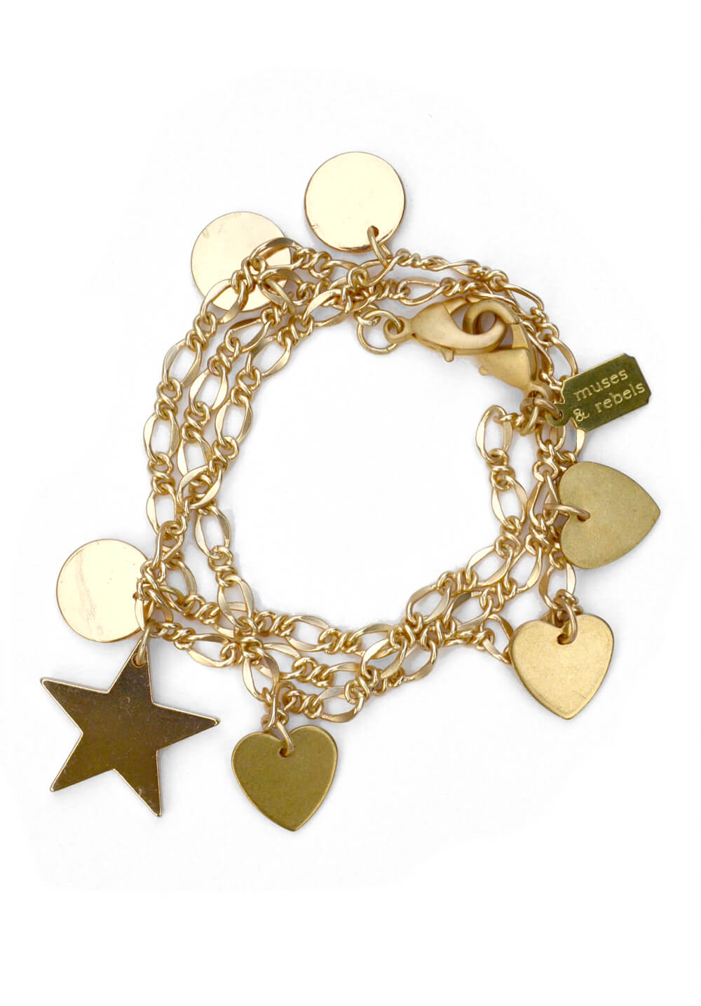 stellar pendant chain - gold