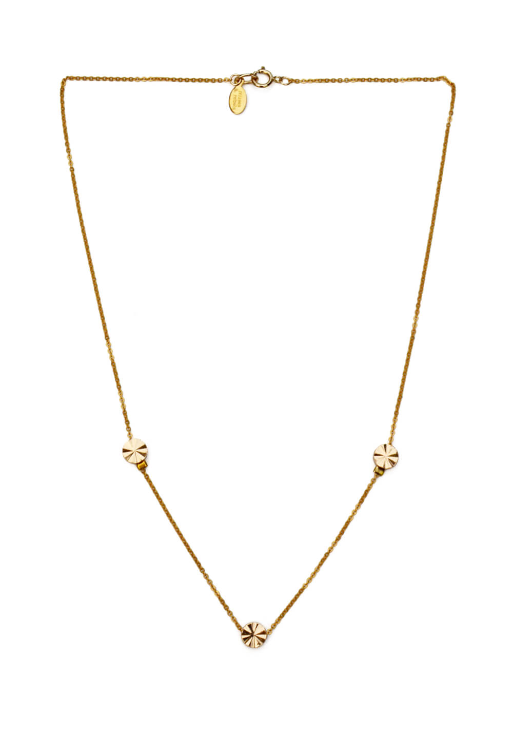 sunray necklace - gold