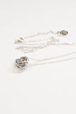 trio necklace - silver