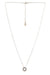 trio necklace - silver