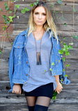 vintage denim jacket - maverick